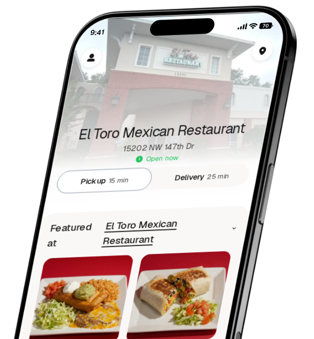 El Toro Mexican Restaurant app preview