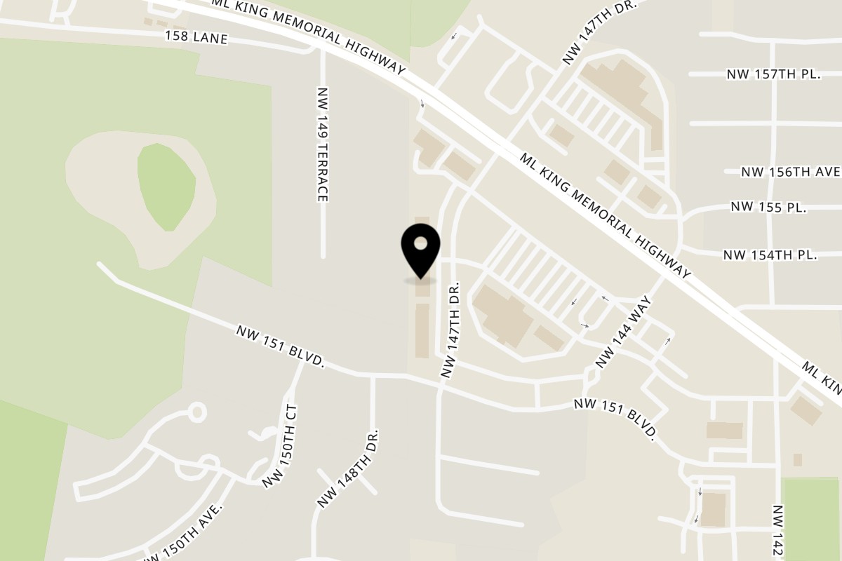 Map showing the location of El Toro Mexican Restaurant on 15202 NW 147th Dr in Alachua